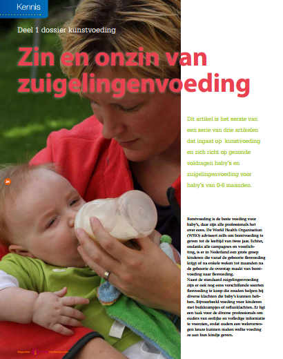 Kunstvoeding voor zuigelingen